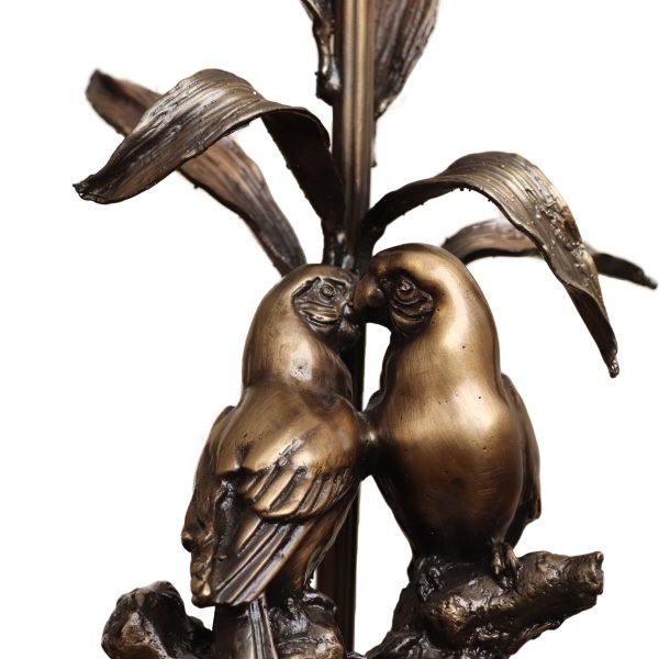 آباژور مرغ عشق پایه سنگ