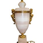 آباژور سنگ مرمر صورتی